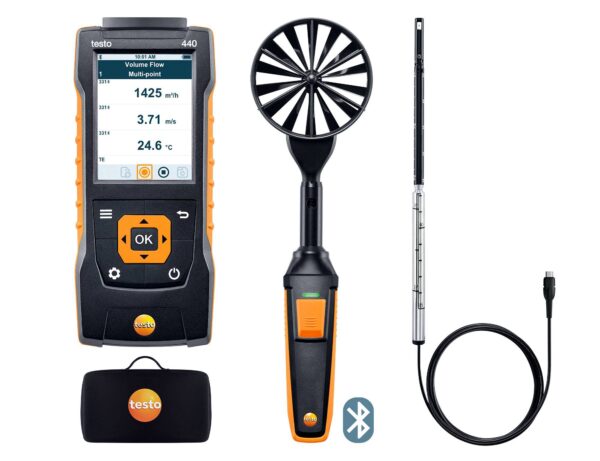 testo 440 Air Flow ComboKit 1 with Bluetooth®