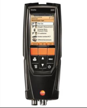 Testo 320 Flue Gas Analyzer All-in-One Solution for Efficient Heating System Analysis Optimize combustion, ensure safety, & streamline workflow.